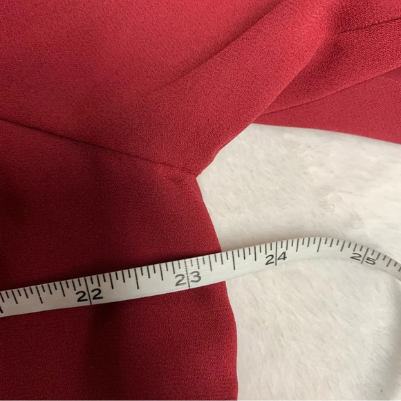 Emery Rose XXL burgundy bell sleeve top oversized with no stretch - Picture 6 of 10